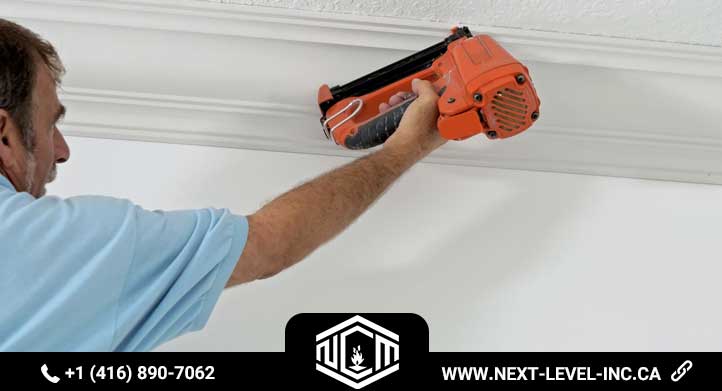 crown moulding installation with next level inc