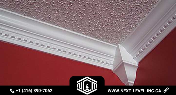 Polyurethane crown molding ceiling